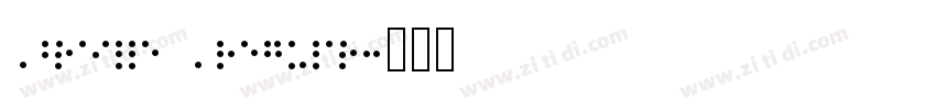 Braille Regular字体转换